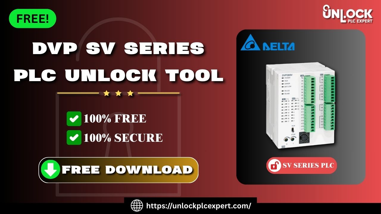 Delta DVP SV PLC Password Unlock Tool Free Download