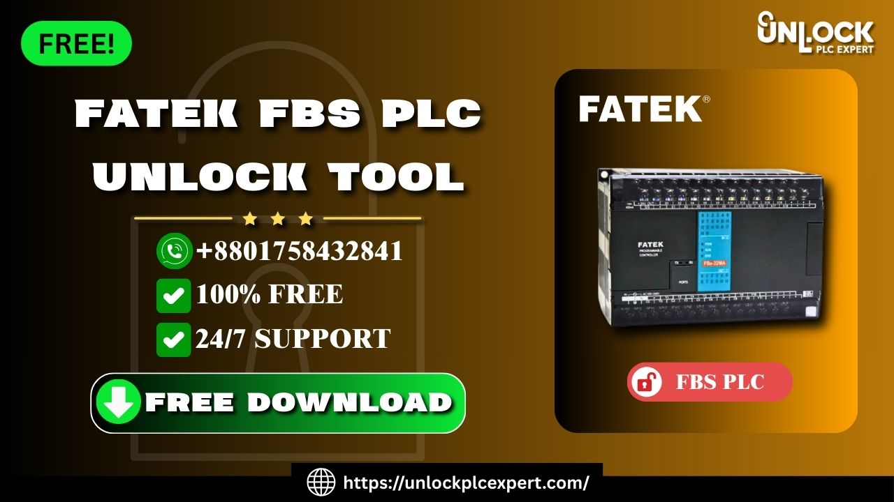 Unlock FATEK FBS PLC Password Easily Free Software Download