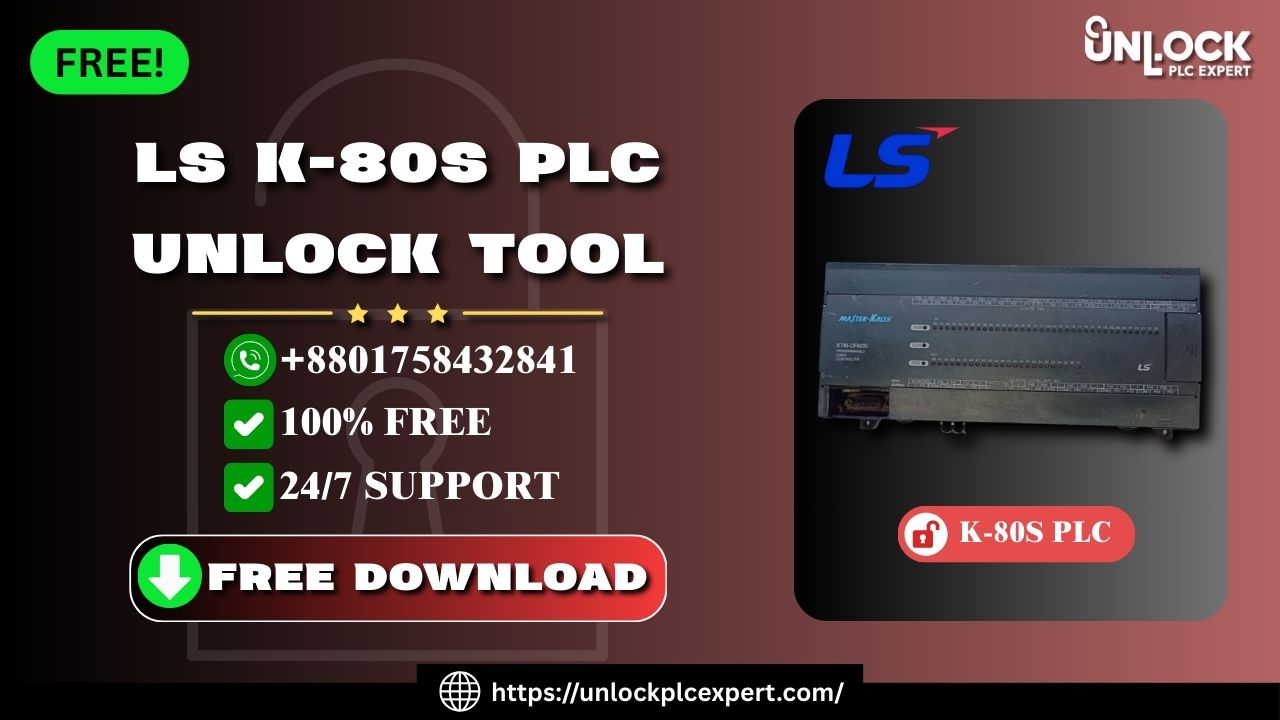 Free and Effective LS K80S PLC Password Unlock Tool