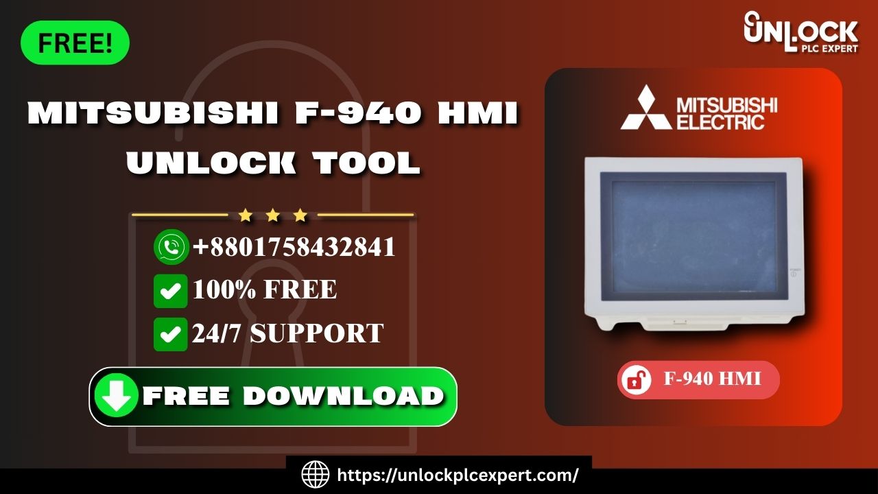 Easy-to-Use Mitsubishi F940 HMI Password Unlock Tool – Free